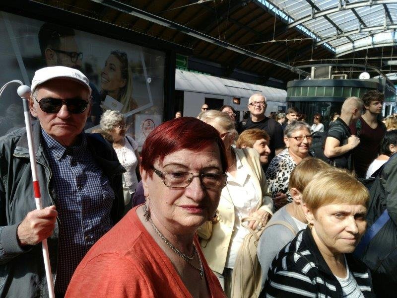majówka niewidomych - Majówka niewidomych w Legnicy