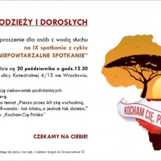 IX Niepowtarzalne spotkanie plakat