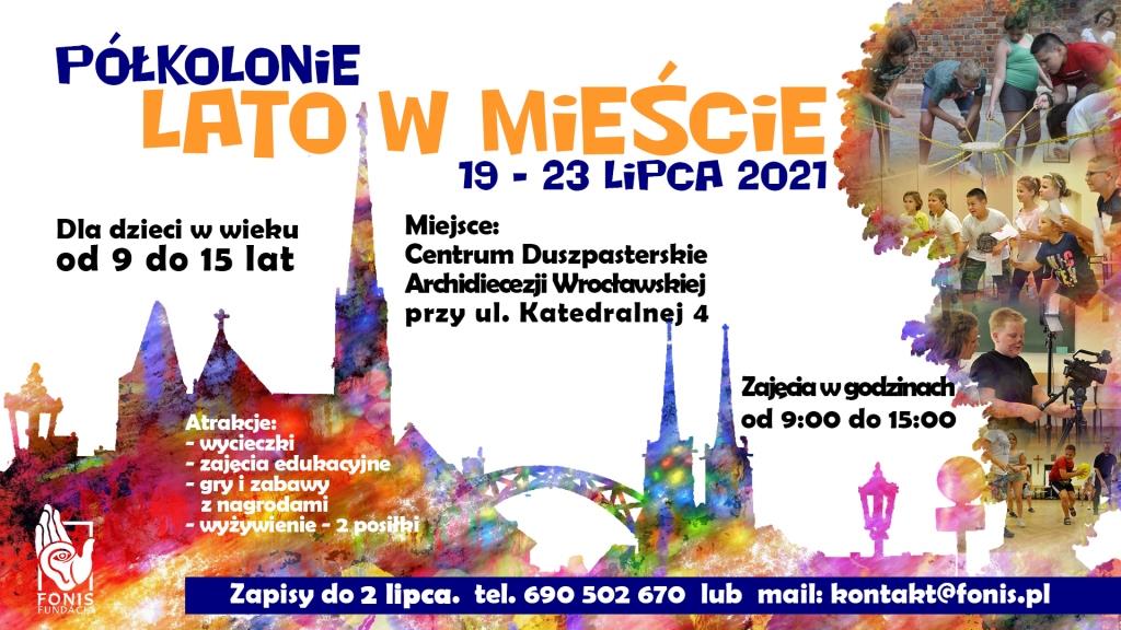 Lato w mieście 2021 - plakat Lato w mieście 2021 – plakat