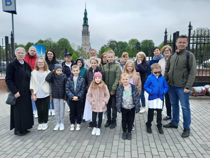 Z nieslyszacymi dziecmi na Jasnej Gorze1 - Z niesłyszącymi dziećmi na Jasnej Górze