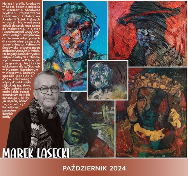 Marek Lasecki Kalendarz Nieslyszacych 2024 - Marek Lasecki - Kalendarz Niesłyszących 2024